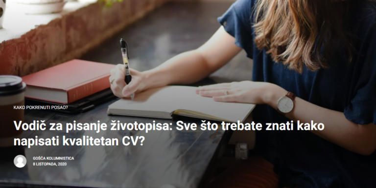 Pročitajte više o članku Vodič za pisanje životopisa: Sve što trebate znati kako napisati kvalitetan CV?